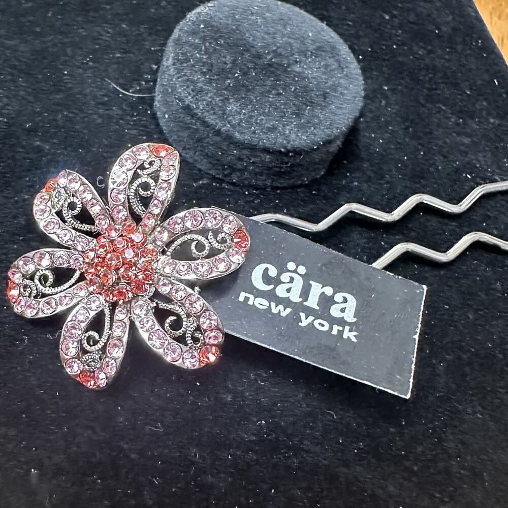 Cara New York Rhinestone Hair Pin Elegant Fancy Wedding Prom Formal Gorgeous NEW